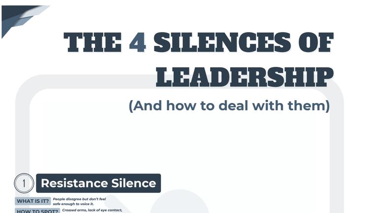 The 4 Silences of Leadership