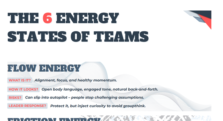 The 6 Energy States of Teams