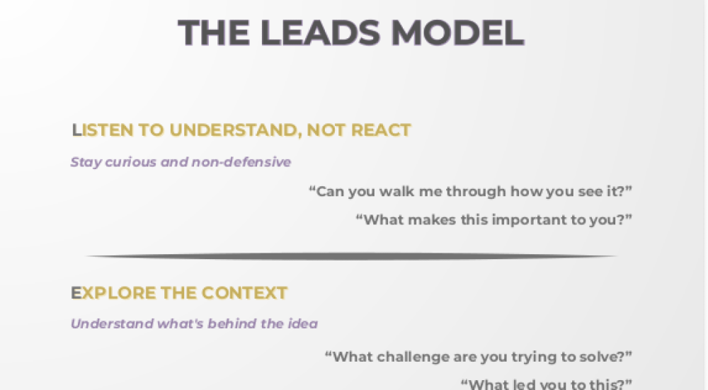 The LEADS Model