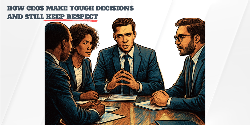 How CEOs Make Tough Decisions and Still Keep Respect